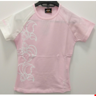 Koszulka CATLIKE Damska różowo-biała S