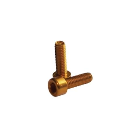 Fibrax śruba z aluminium M5x15mm złota anodyzowana