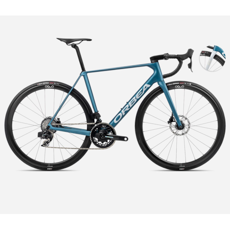 Orbea rower szosowy ORCA M21eTEAM PWR 57 Slate Blue-Halo Silver