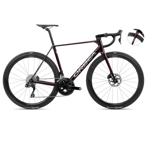 Orbea rower szosowy ORCA M30iLTD PWR 57 Wino-Tytan