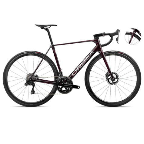 Orbea rower szosowy ORCA M10iLTD PWR 57 Wino-Tytan