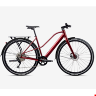 Orbea rower elektryczny  VIBE MID H30 EQ M Metallic Dark Burgundy Red