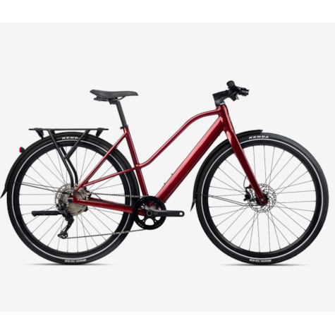 Orbea rower elektryczny  VIBE MID H30 EQ M Metallic Dark Burgundy Red