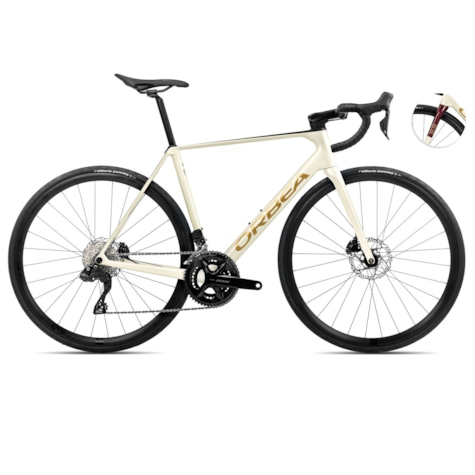 Orbea rower szosowy ORCA M30i 55 White - Burgundy - Vu