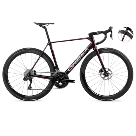 Orbea rower szosowy ORCA M30iLTD PWR 55 Wine Red - Tit