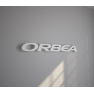 ORBEA MKT Logo trójwymiarowe Białe 100x11x10 cm