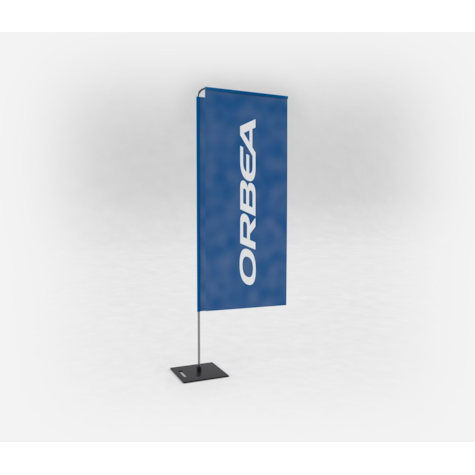 ORBEA MKT Flaga Orbea 2,15m 220x70cm (160x70cm) ) z podstawą