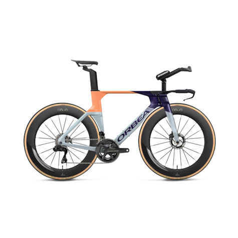Orbea rower triathlonowy ORDU M10I LTD PWR UCI S/M Silver - Tanzanite - Orange