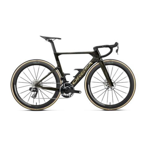 Orbea rower szosowy ORCA AERO M11e LTD PWR 57 Gold - Titanium