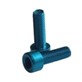 Fibrax śruba z aluminium M5x15mm niebieski anodyzowana