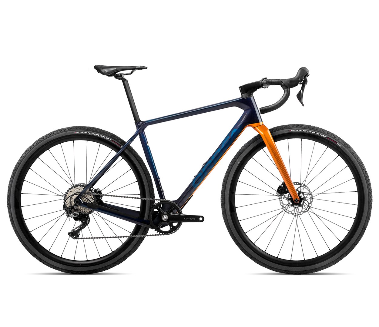 Orbea rower gravelowy TERRA  M30TEAM 1X S Blue Carbon - Orange