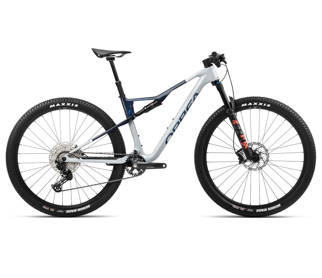 Orbea rower MTB  OIZ M30 L Halo Silver-Blue Carbon