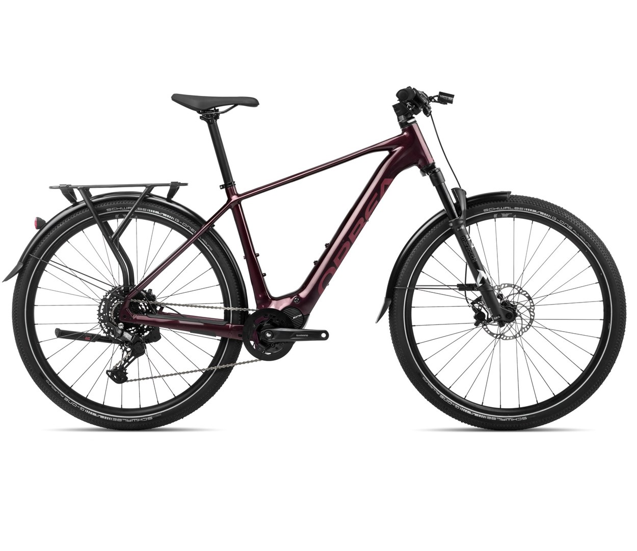 Orbea rower elektryczny  KEMEN 30 S Dark Burgundy Red