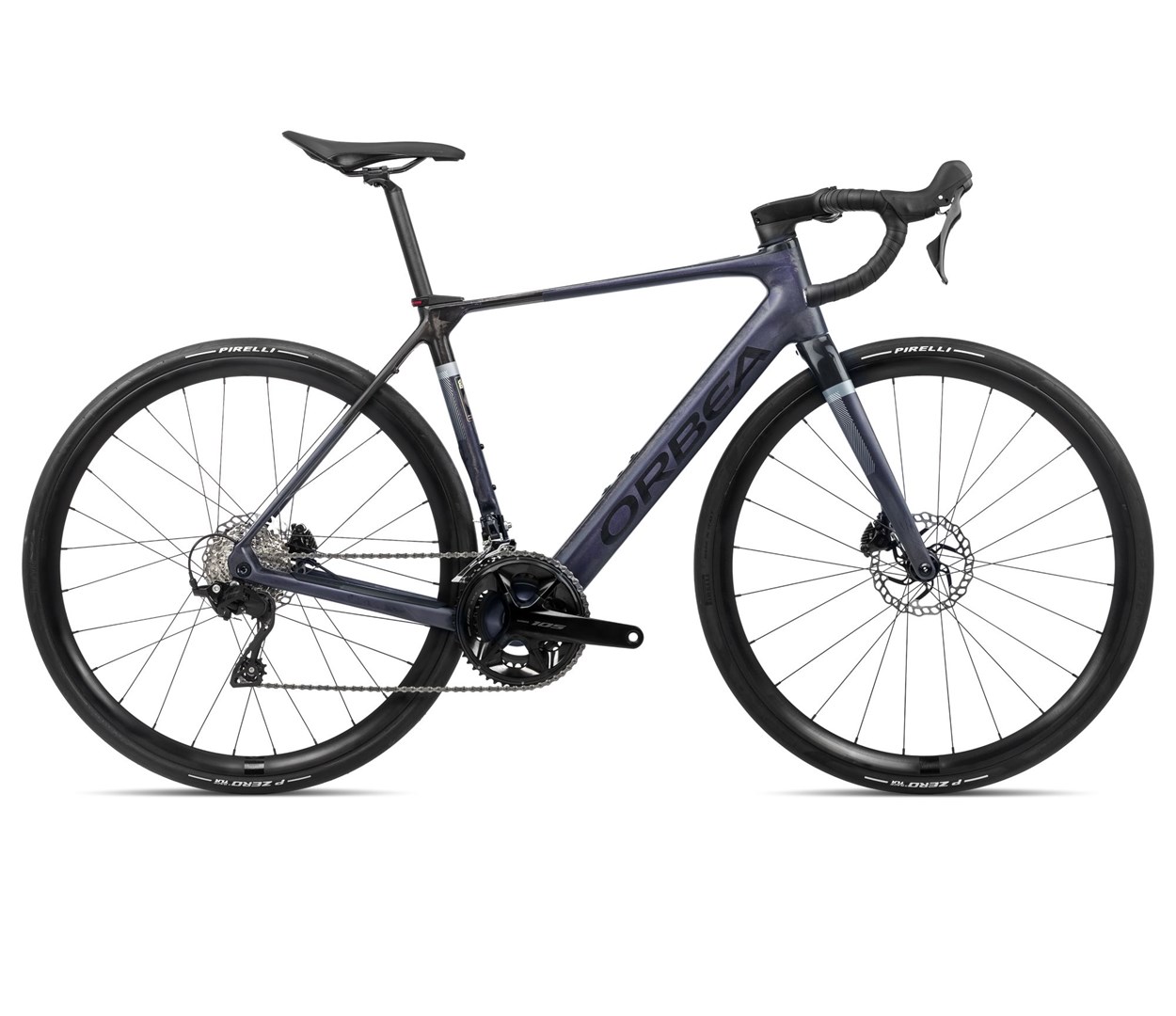 Orbea rower elektryczny  GAIN M30 S Tanzanite Carbon - Carbon Raw