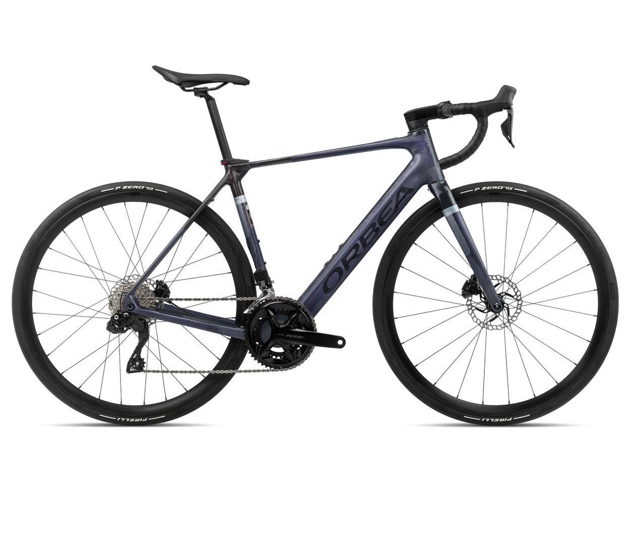 Orbea rower elektryczny  GAIN M30i L Tanzanite Carbon - Carbon Raw