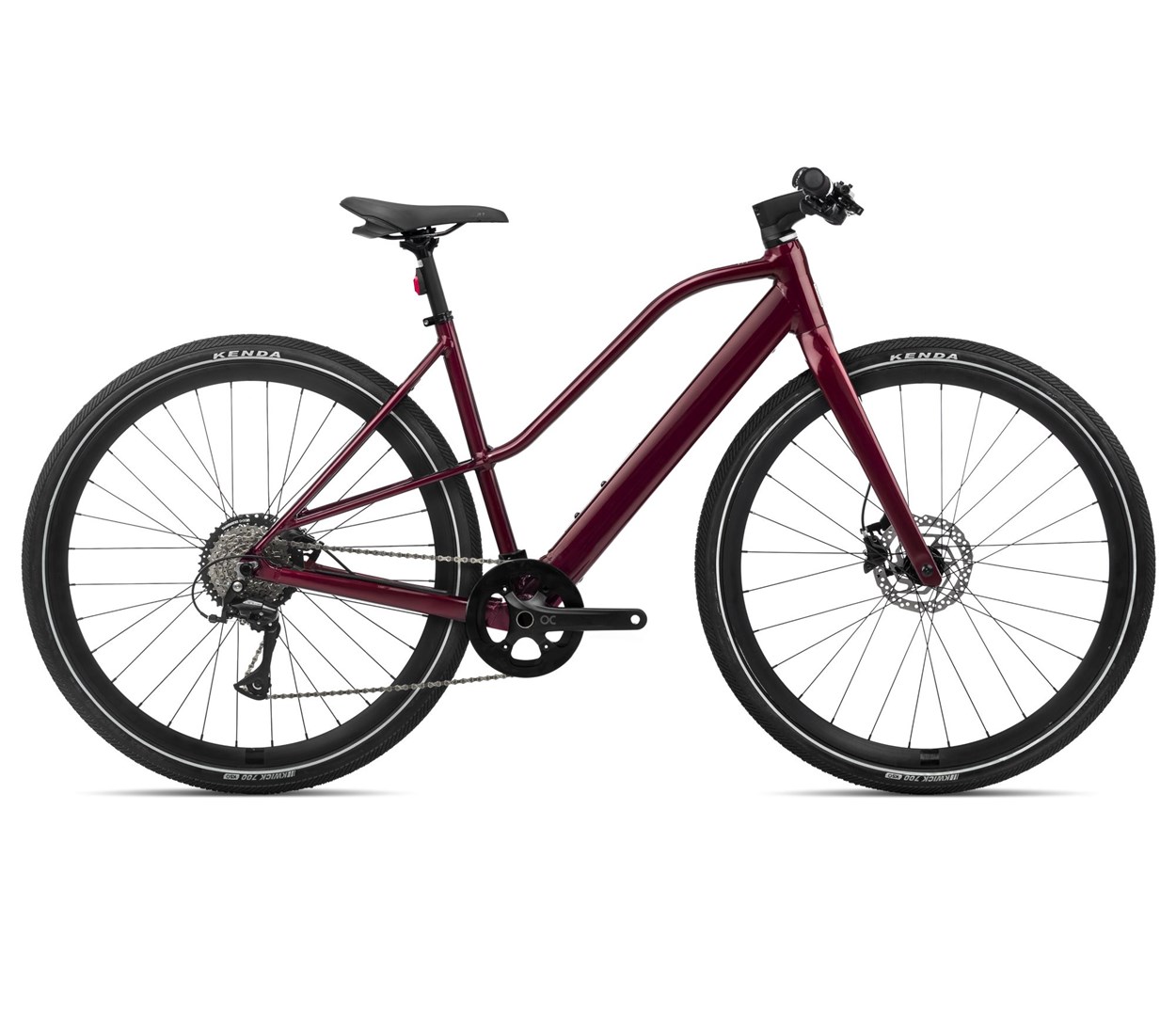Orbea rower elektryczny  VIBE MID H30 M Burgundy Red