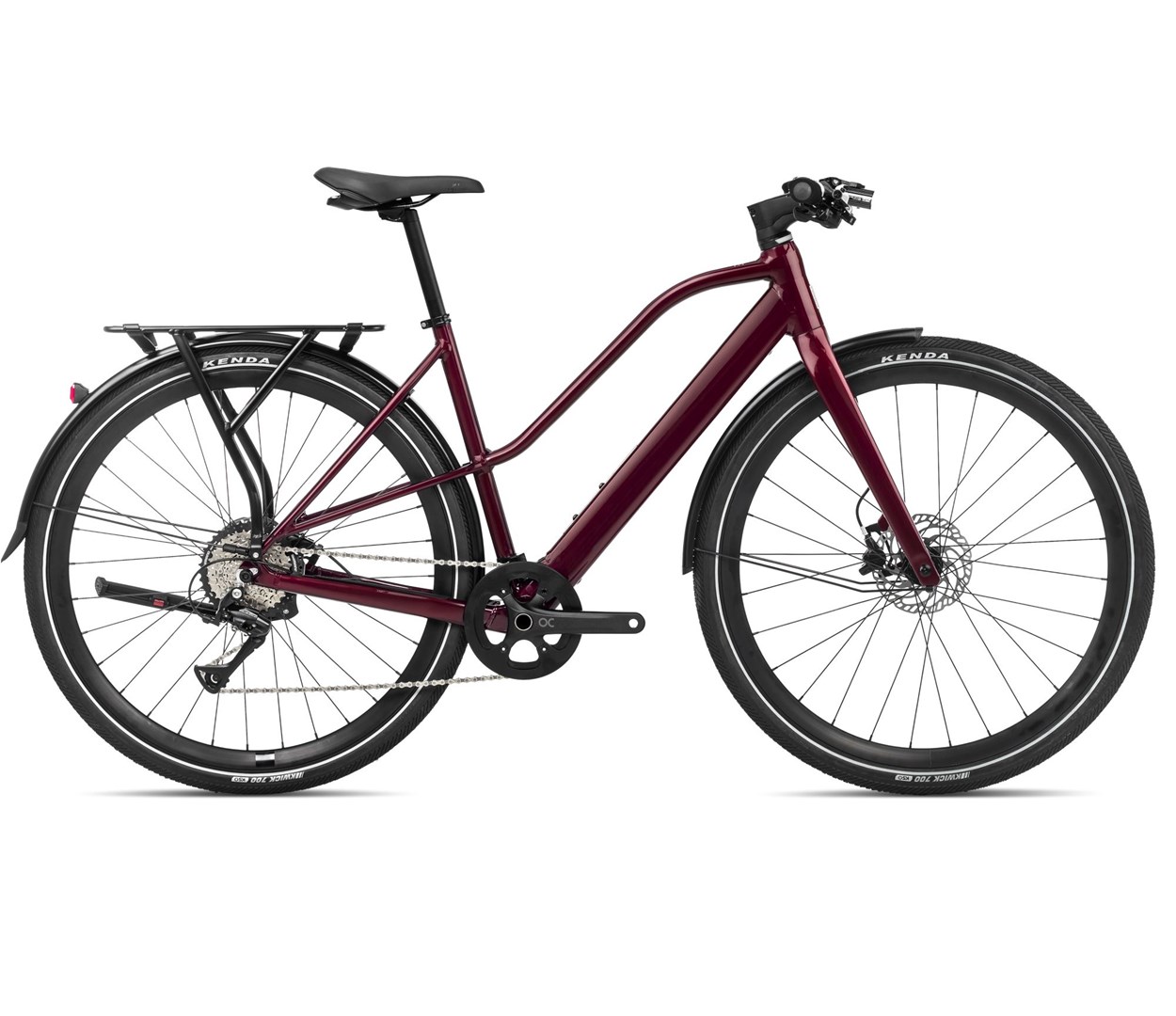 Orbea rower elektryczny  VIBE MID H30 EQ M Burgundy Red