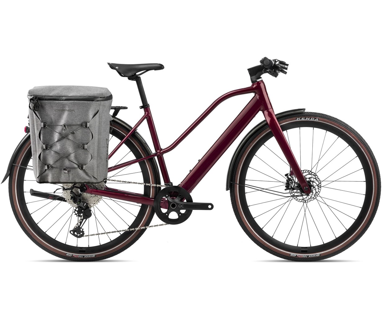 Orbea rower elektryczny  VIBE MID H10 EQ M Burgundy Red