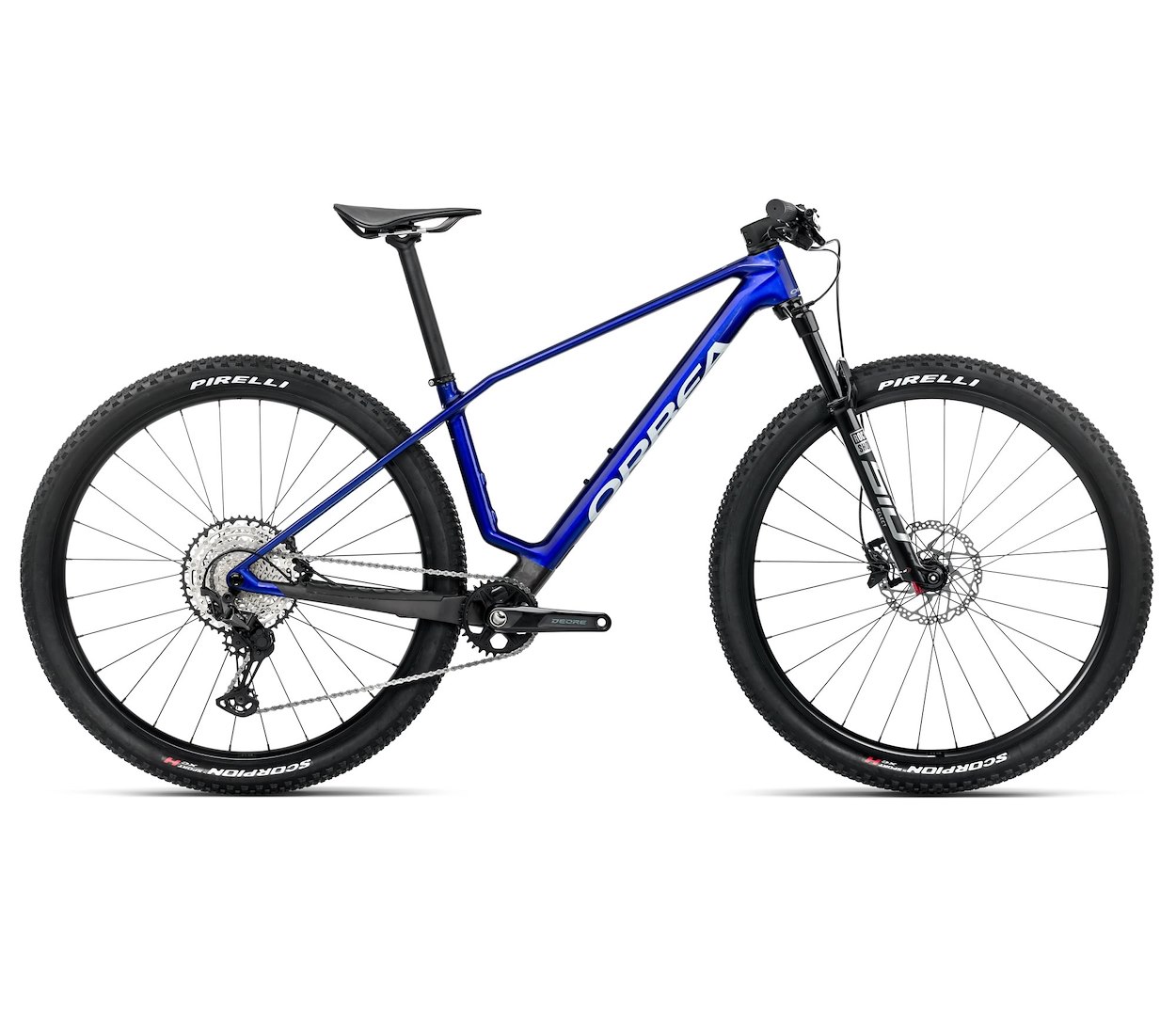 Orbea rower MTB ALMA M30 XL Blue - Carbon View