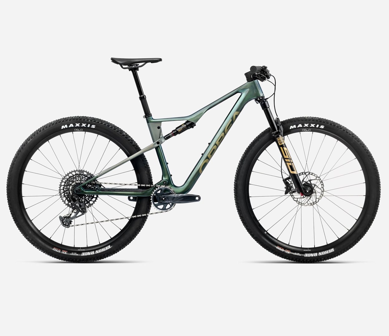 Orbea rower MTB OIZ M21 XL Seaweed Carbon View - Gre