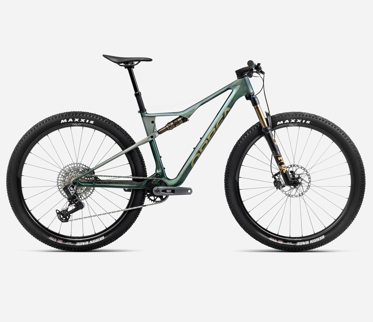 Orbea rower MTB OIZ M10 AXS L Seaweed Carbon View - Gree