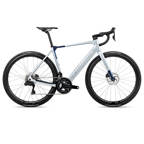 Orbea rower elektryczny GAIN M10i M Halo Silver (Matt) - Blue Carbon View