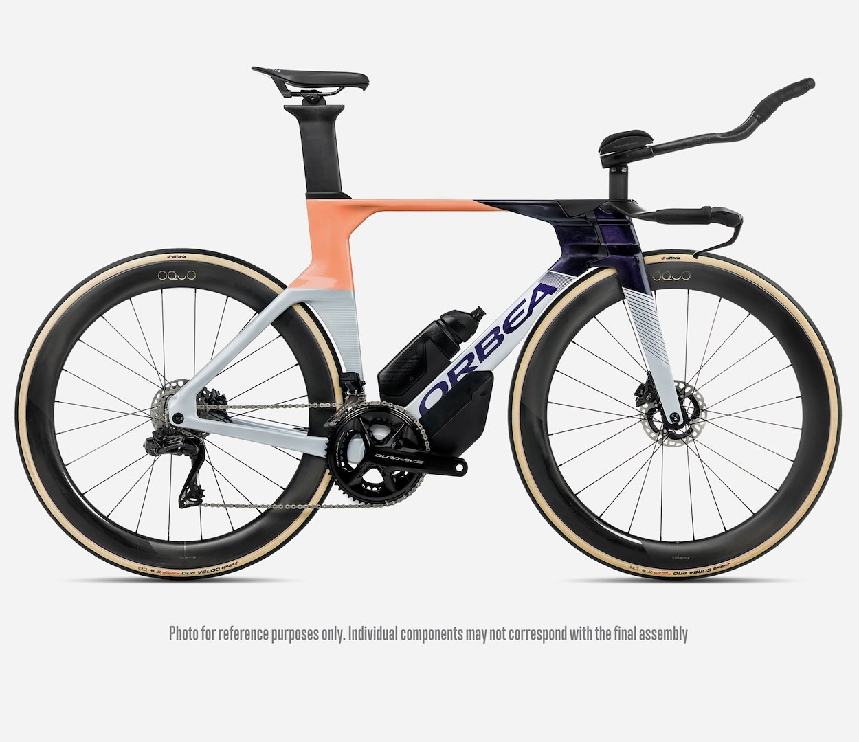 Orbea rower triathlonowy ORDU M10iLTD UCI XL Silver-Tanzanite-Orange